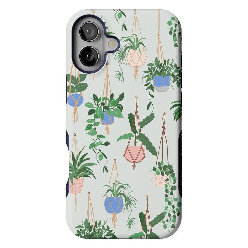 Hanging Around | Potted Plants Floral Case iPhone Case get.casely Bold + MagSafe® iPhone 16 