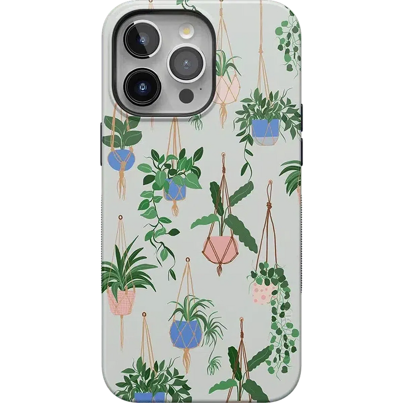 Hanging Around | Potted Plants Floral Case iPhone Case get.casely Bold + MagSafe® iPhone 15 Pro Max