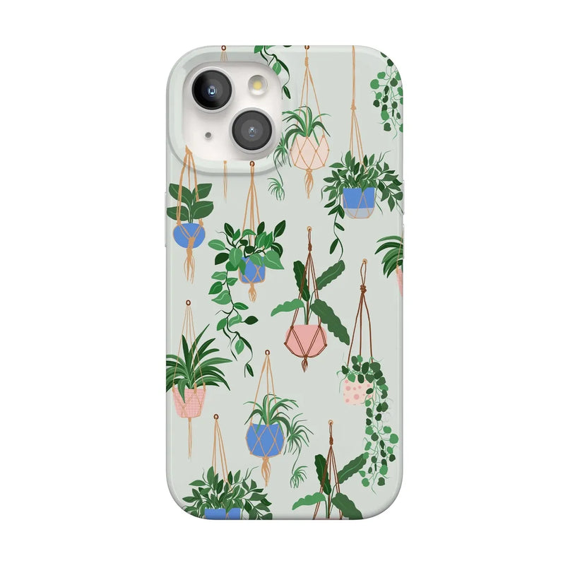 Hanging Around | Potted Plants Floral Case iPhone Case get.casely Classic + MagSafe® iPhone 15 