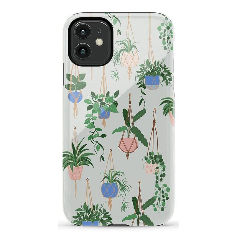 Hanging Around | Potted Plants Floral Case iPhone Case get.casely Essential iPhone 11