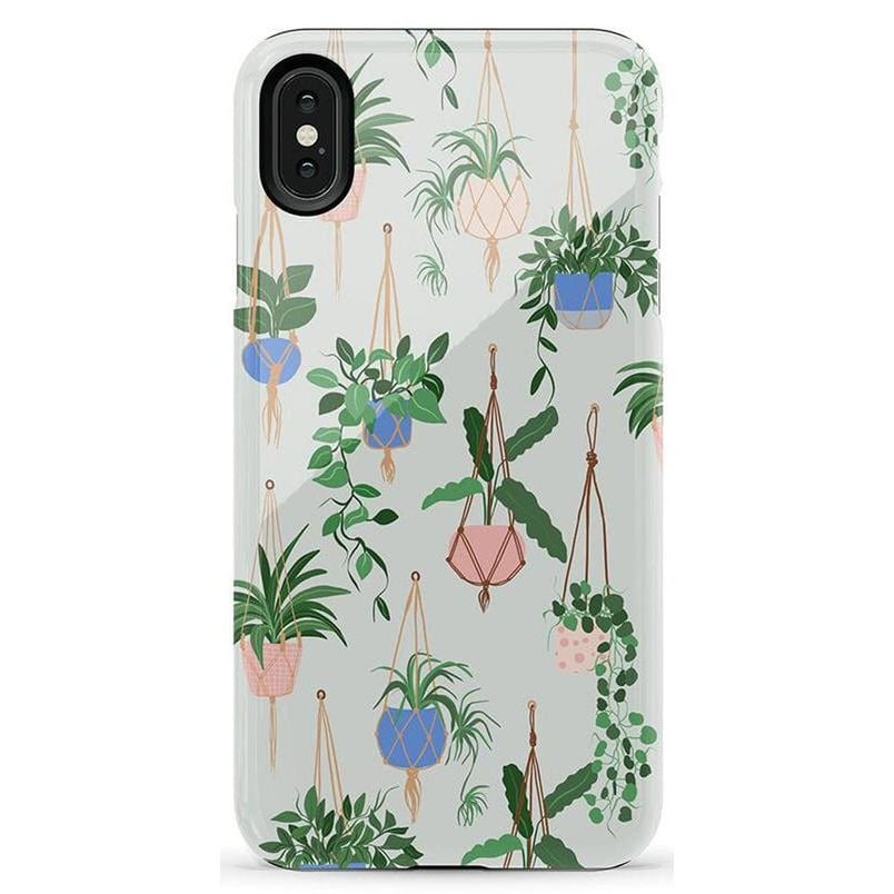Hanging Around | Potted Plants Floral Case iPhone Case get.casely Essential iPhone XS Max 