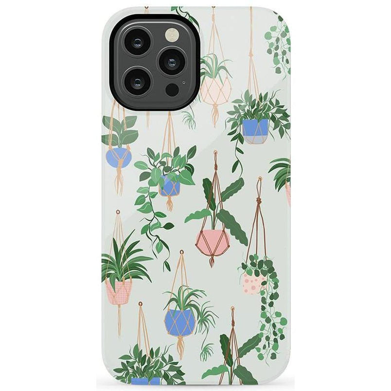 Hanging Around | Potted Plants Floral Case iPhone Case get.casely Essential iPhone 12 Pro Max