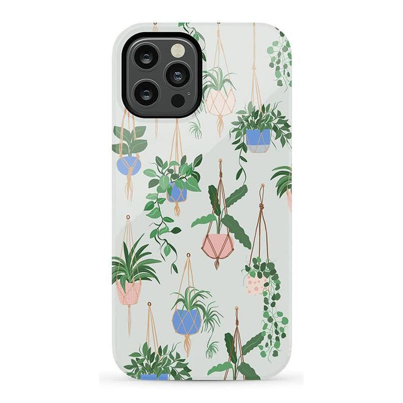 Hanging Around | Potted Plants Floral Case iPhone Case get.casely Essential iPhone 12 Pro