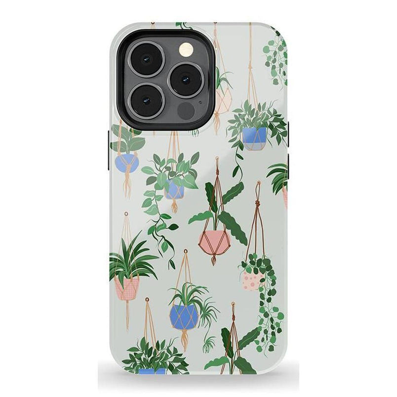 Hanging Around | Potted Plants Floral Case iPhone Case get.casely Essential + MagSafe® iPhone 13 Pro