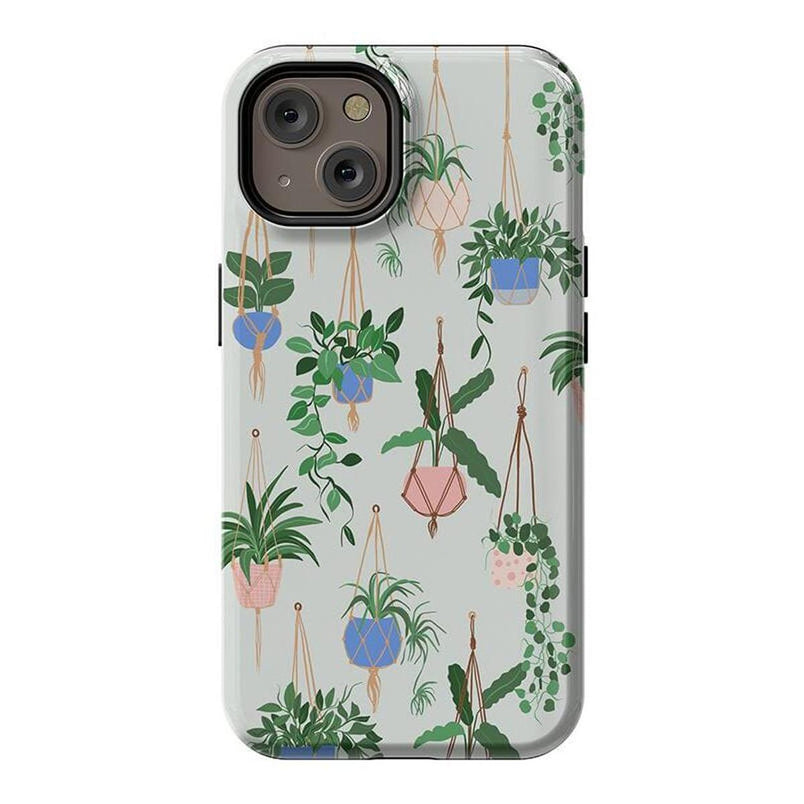 Hanging Around | Potted Plants Floral Case iPhone Case get.casely Essential + MagSafe® iPhone 14