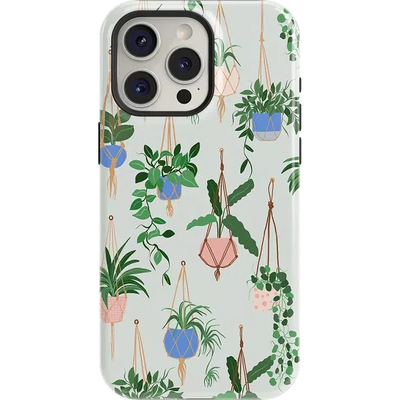Hanging Around | Potted Plants Floral Case iPhone Case get.casely Essential + MagSafe® iPhone 15 Pro Max