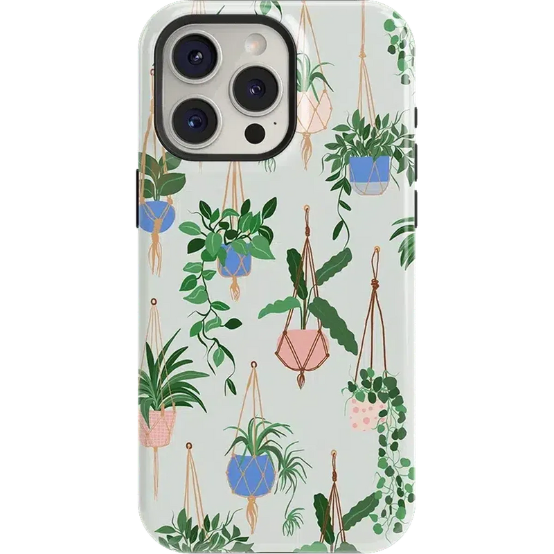 Hanging Around | Potted Plants Floral Case iPhone Case get.casely Bold Flex + MagSafe® iPhone 17 Pro Max 