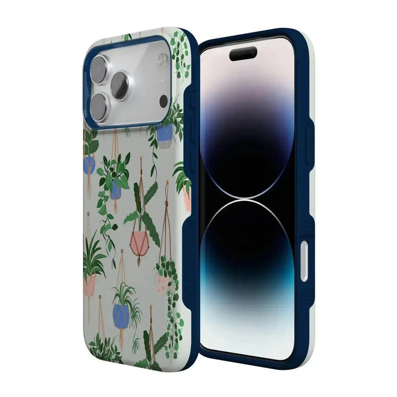 Casely iPhone 15 Compatible with MagSafe Hanging Around | Potted Plants Floral Case Classic + MagSafe Casely iPhone 15 Compatible with MagSafe Hanging Around | Potted Plants Floral Case Classic + MagSafe