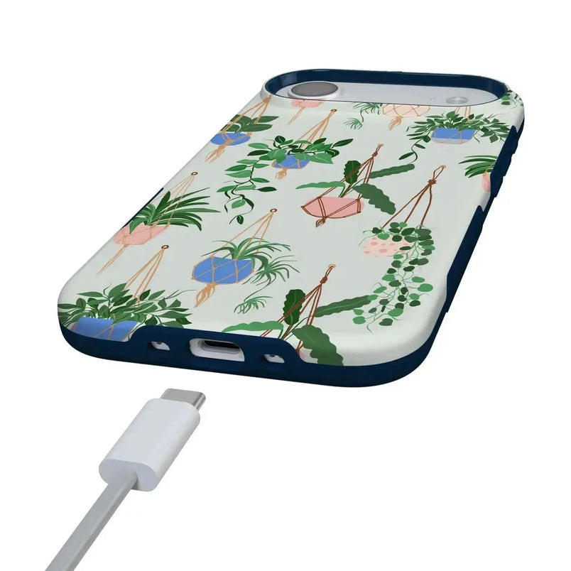 Hanging Around | Potted Plants Floral Case iPhone Case get.casely 