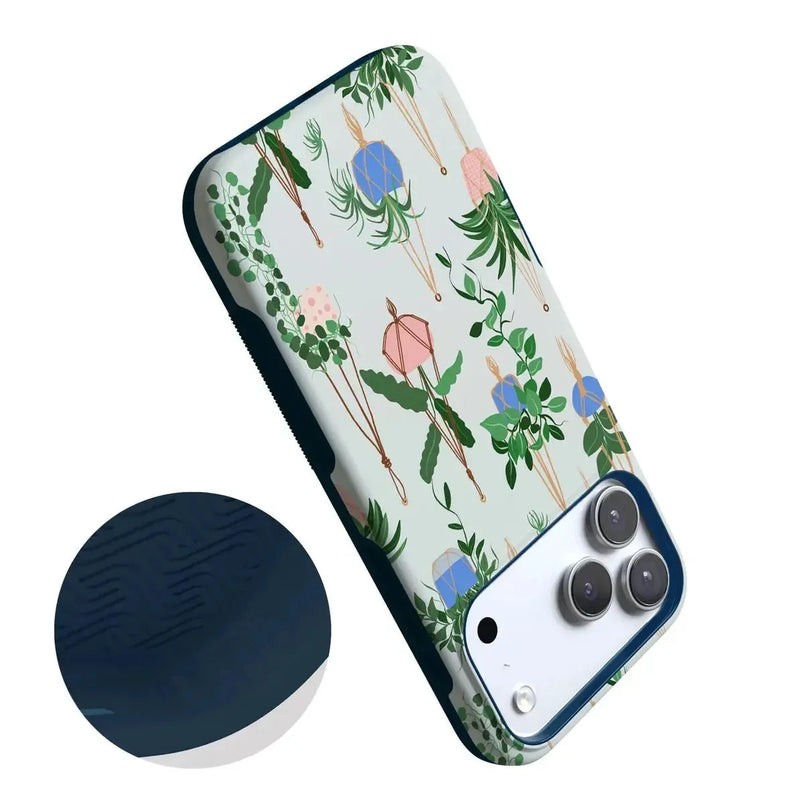 Hanging Around | Potted Plants Floral Case iPhone Case get.casely 