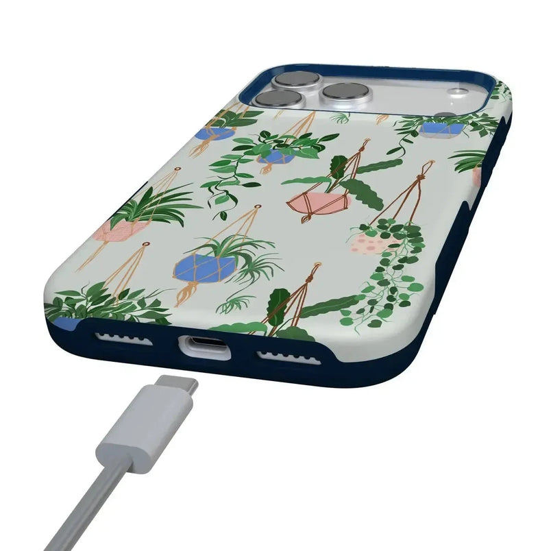 Hanging Around | Potted Plants Floral Case iPhone Case get.casely 