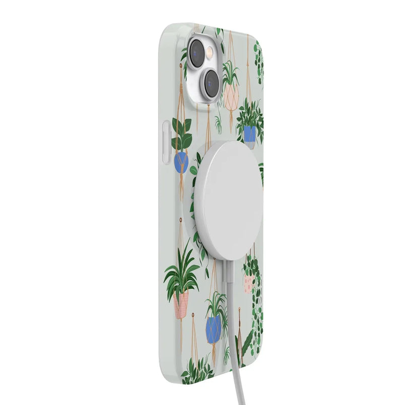 hanging plant phone case Casely iPhone 15 Pro Max Compatible with MagSafe Hanging Around