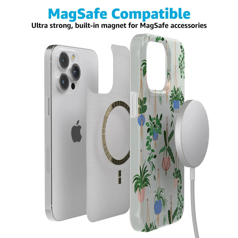 Hanging Around | Potted Plants Floral Case iPhone Case get.casely 