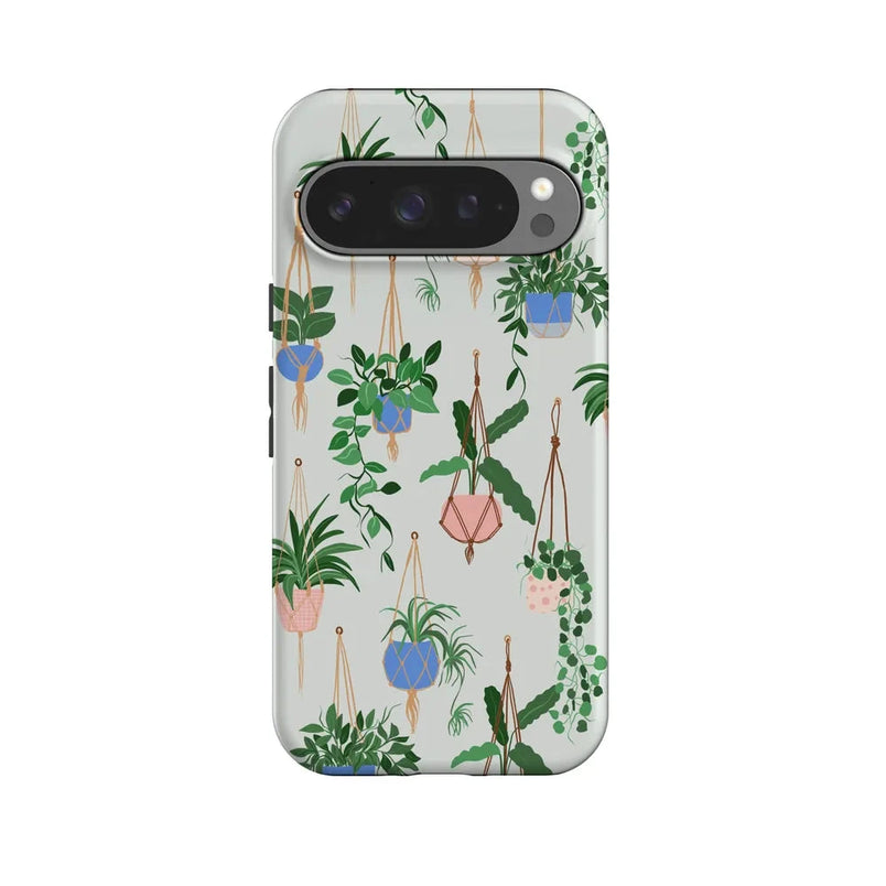 Hanging Around | Potted Plants Floral Google Pixel Case Google Pixel Case Casetry Essential + MagSafe® Google Pixel 10 Pro 