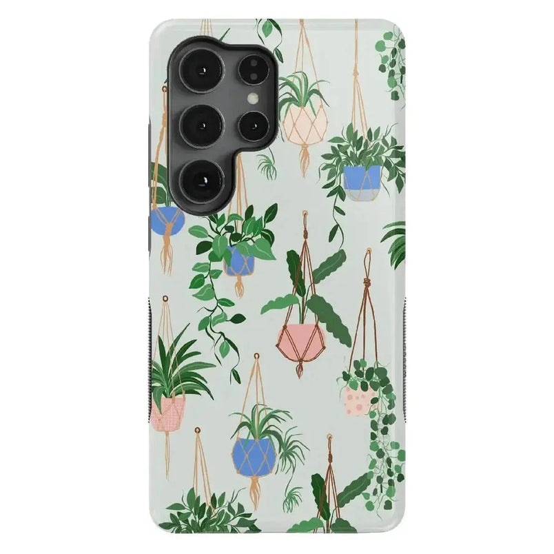 Hanging Around | Potted Plants Floral Samsung Case Samsung Case Casetry Bold Flex + MagSafe® Galaxy S25 Ultra 