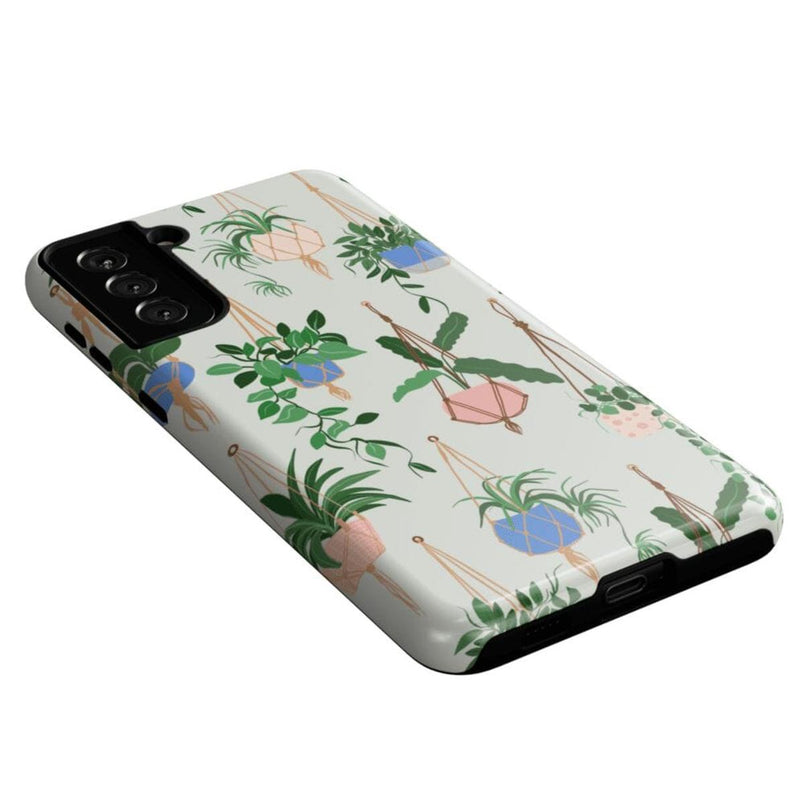 Hanging Around | Potted Plants Floral Samsung Case Samsung Case Casetry 
