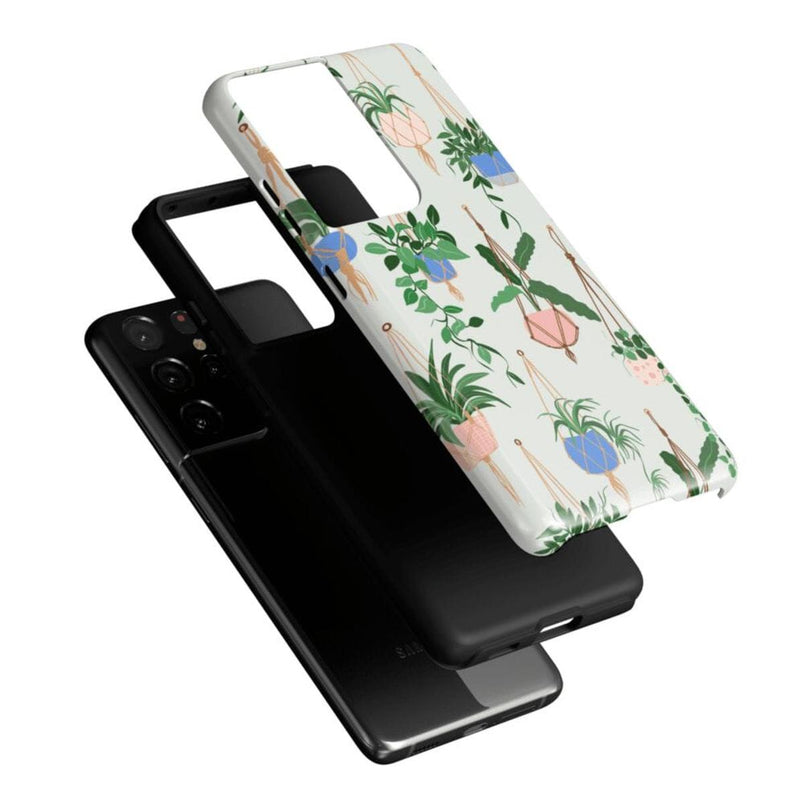 Hanging Around | Potted Plants Floral Samsung Case Samsung Case Casetry 