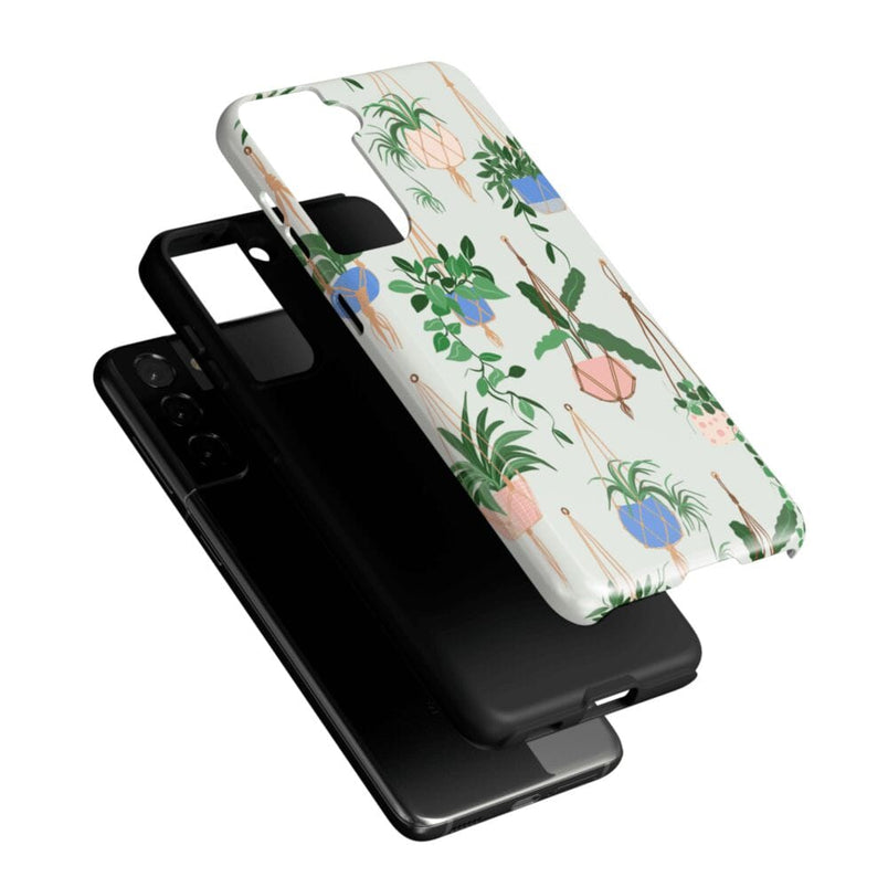 Hanging Around | Potted Plants Floral Samsung Case Samsung Case Casetry 