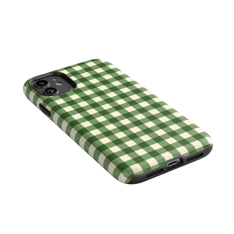 Checked Twice | Green Plaid Case