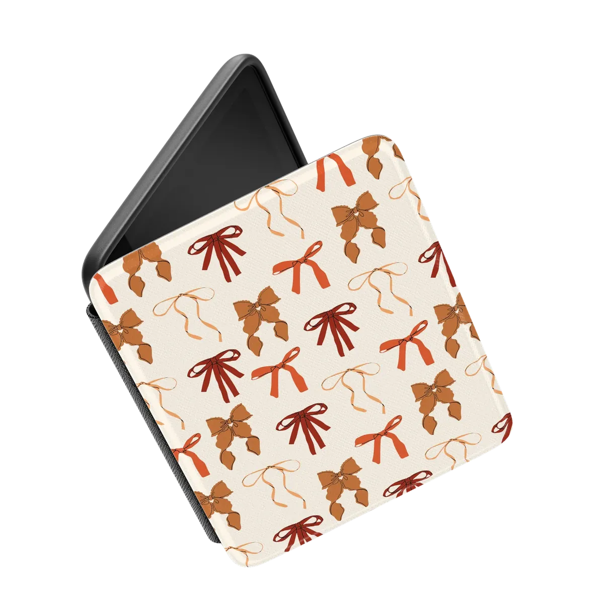 Fall Girlie Pumpkin Spice Bows Kindle Case