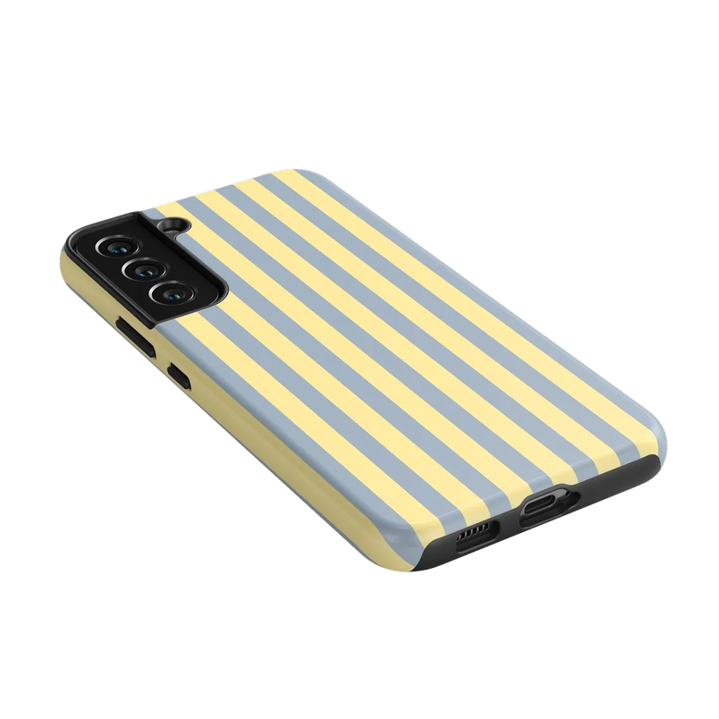 Coastline Stripes | Blue & Yellow Case