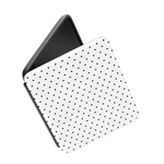 On the Dot | White Polka Dot Kindle Case