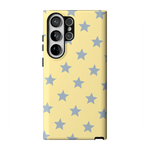 Shine Bright | Butter Yellow Stars Case - Galaxy S23 Ultra