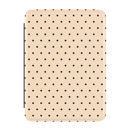 On the Dot | Cream & Black Polka Dot Kindle Case
