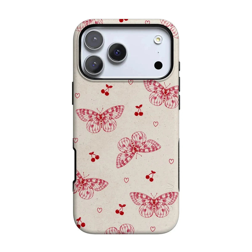 Heart Flutters | Butterfly Case iPhone Case get.casely Bold Flex + MagSafe® iPhone 17 Pro 