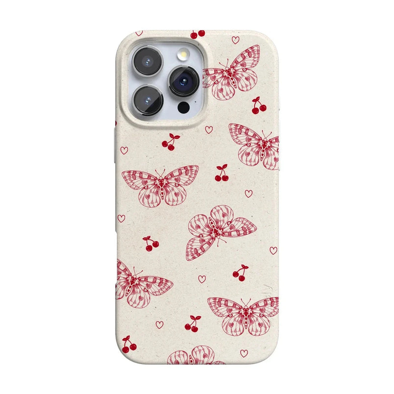 Heart Flutters | Butterfly Case iPhone Case get.casely Classic + MagSafe® iPhone 16 Pro Max 