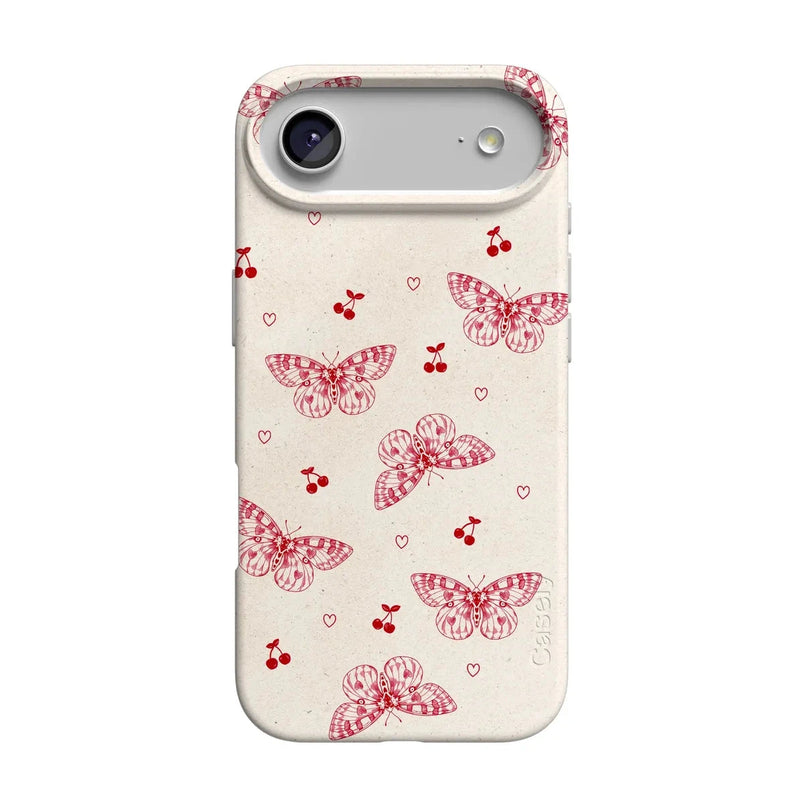 Heart Flutters | Butterfly Case iPhone Case get.casely Classic + MagSafe® iPhone 17 Air 