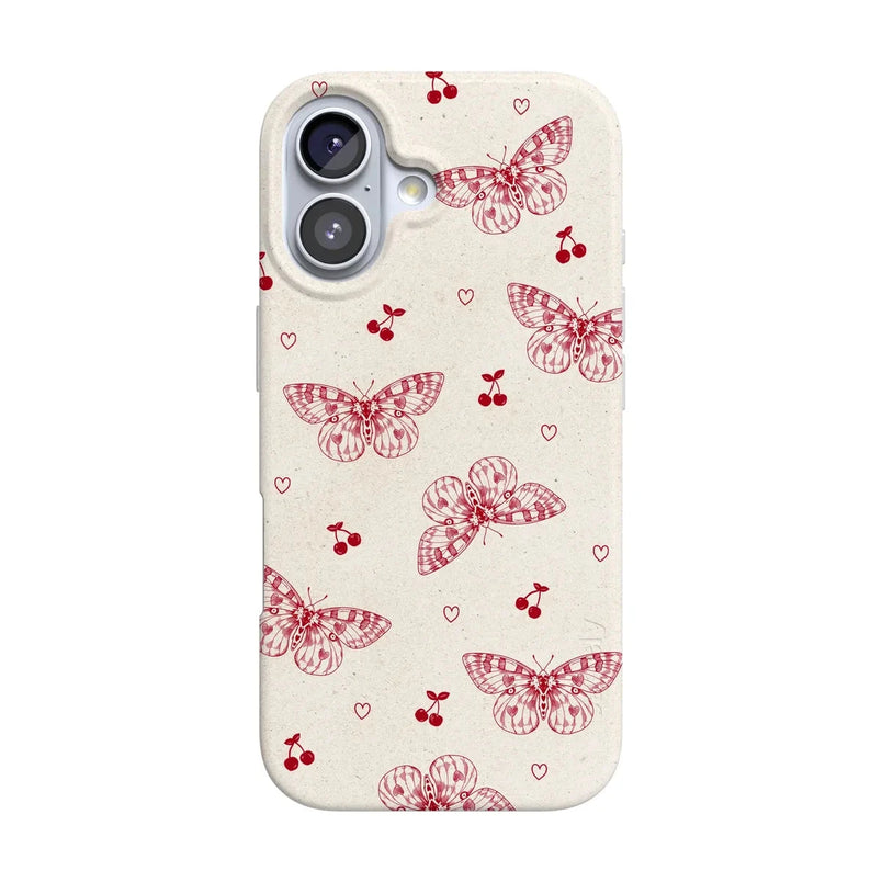 Heart Flutters | Butterfly Case iPhone Case get.casely Classic + MagSafe® iPhone 17 