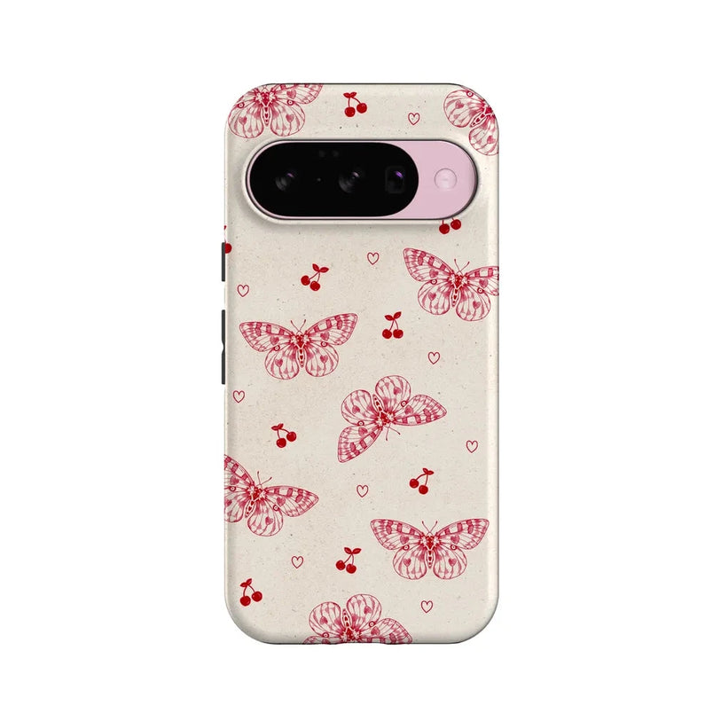 Heart Flutters | Butterfly Case iPhone Case get.casely Essential + MagSafe® Google Pixel 10 