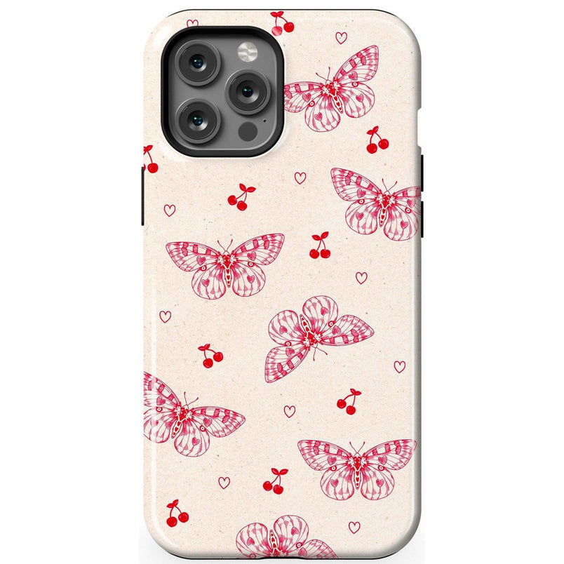 Heart Flutters | Butterfly Case iPhone Case get.casely Essential + MagSafe® iPhone 12 Pro Max