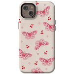 Heart Flutters | Butterfly Case iPhone Case get.casely Essential + MagSafe® iPhone 14 Plus