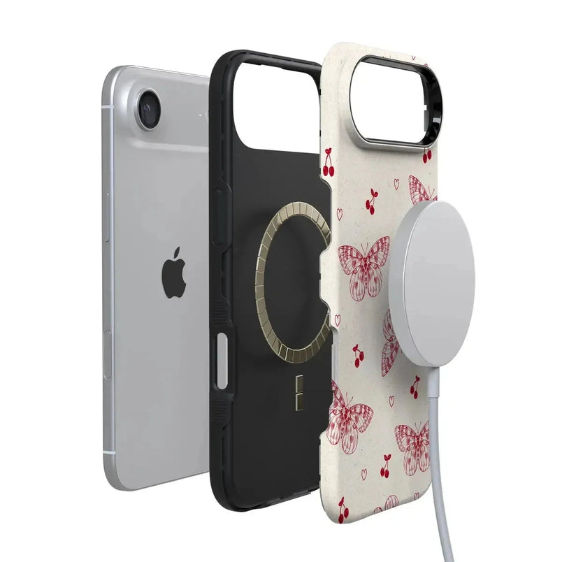 Heart Flutters | Butterfly Case iPhone Case get.casely 