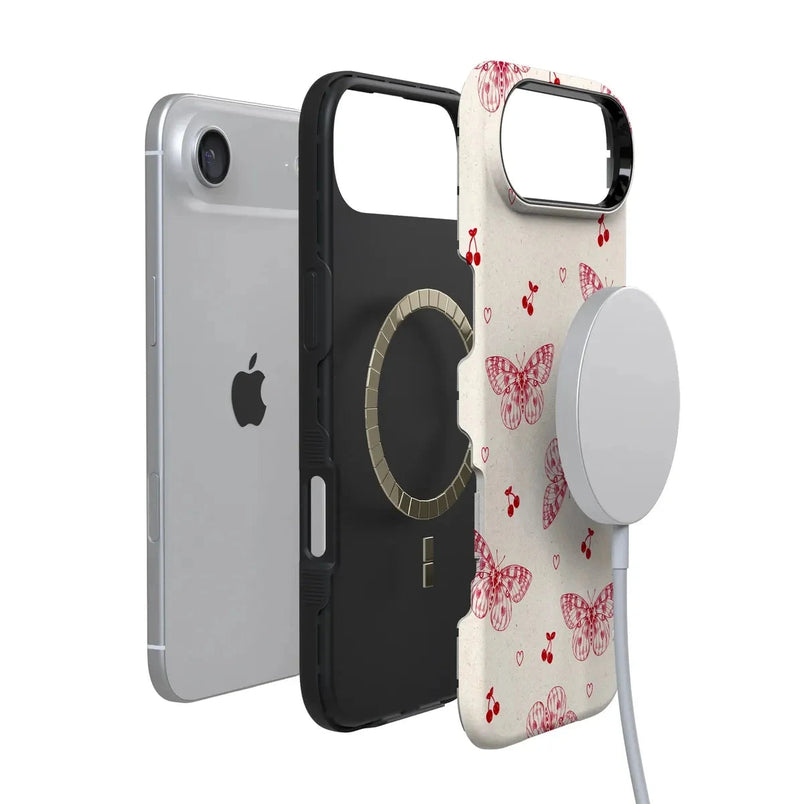 Heart Flutters | Butterfly Case iPhone Case get.casely 