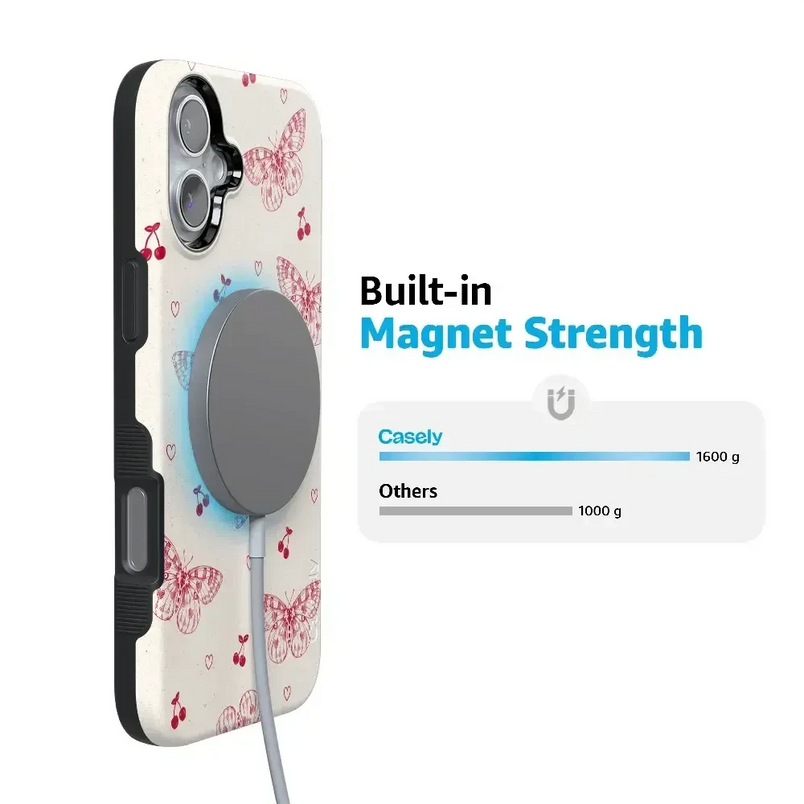 Heart Flutters | Butterfly Case iPhone Case get.casely 