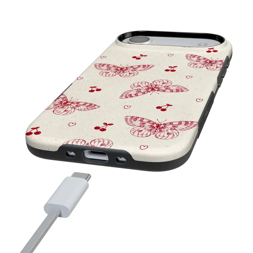 Heart Flutters | Butterfly Case iPhone Case get.casely 