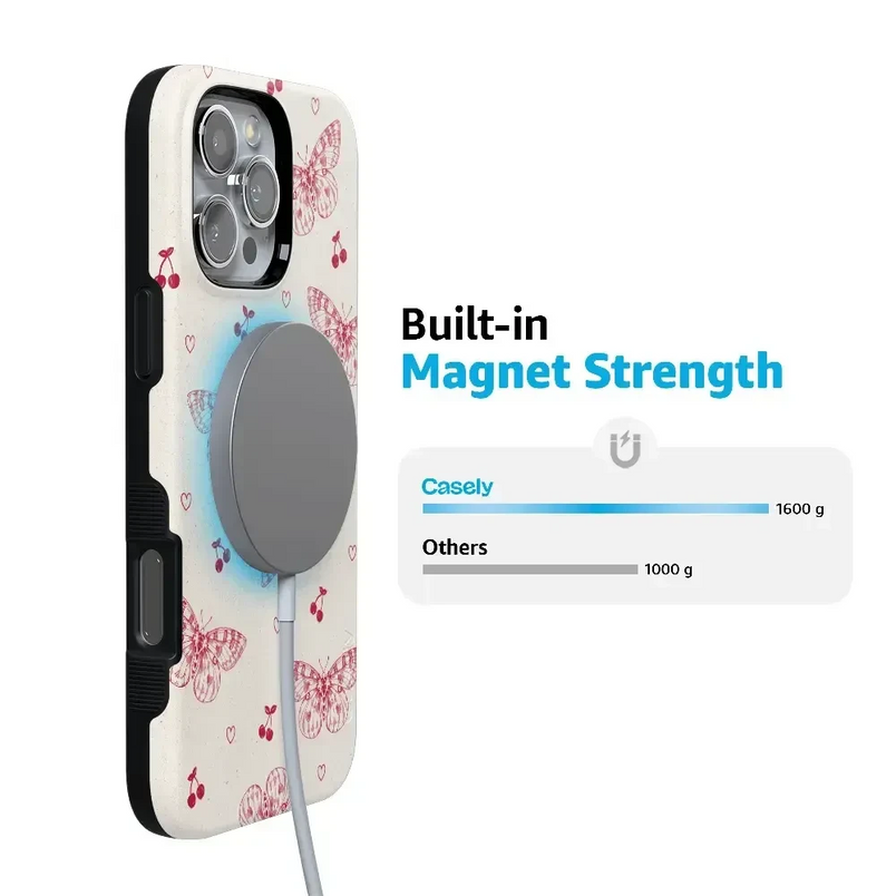 Heart Flutters | Butterfly Case iPhone Case get.casely 