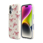 Heart Flutters | Butterfly Case iPhone Case get.casely 