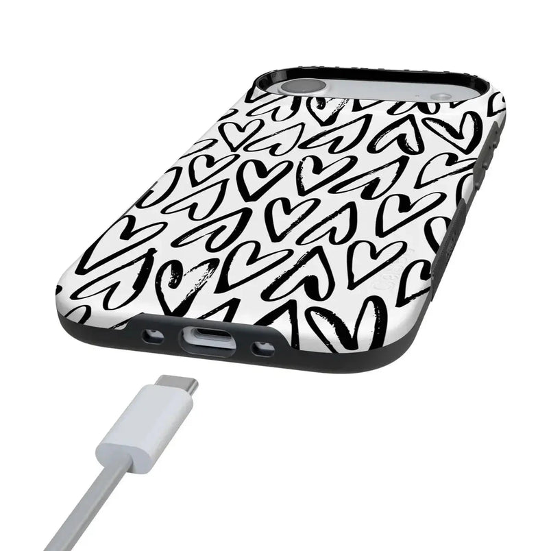 Heart Throb | Endless Hearts Case iPhone Case get.casely 