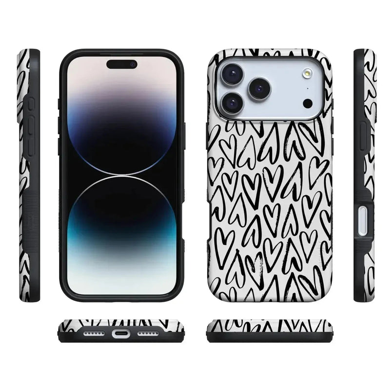 Heart Throb | Endless Hearts Case iPhone Case get.casely 