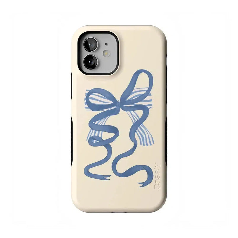 Heartstrings | Blue Bow Case Phone Case Casetry Bold Flex + MagSafe® iPhone 12