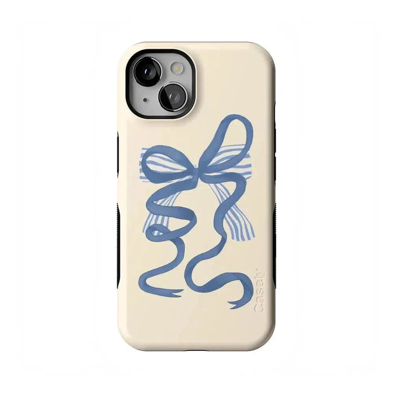 Heartstrings | Blue Bow Case Phone Case Casetry Bold Flex + MagSafe® iPhone 13