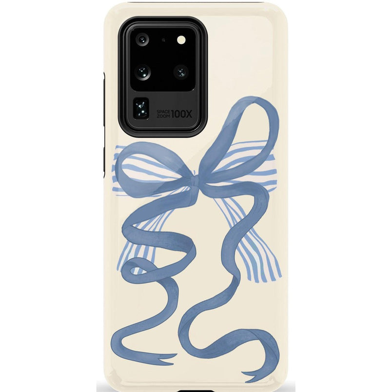 Heartstrings | Blue Bow Case Phone Case Casetry Essential Galaxy S20 Ultra