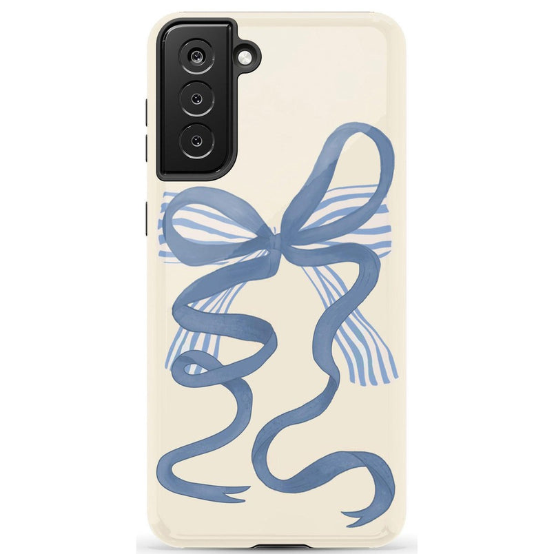 Heartstrings | Blue Bow Case Phone Case Casetry Essential Galaxy S21 Plus