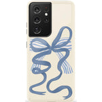 Heartstrings | Blue Bow Case Phone Case Casetry Essential Galaxy S21 Ultra