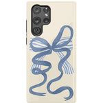 Heartstrings | Blue Bow Case Phone Case Casetry Essential Galaxy S22 Ultra