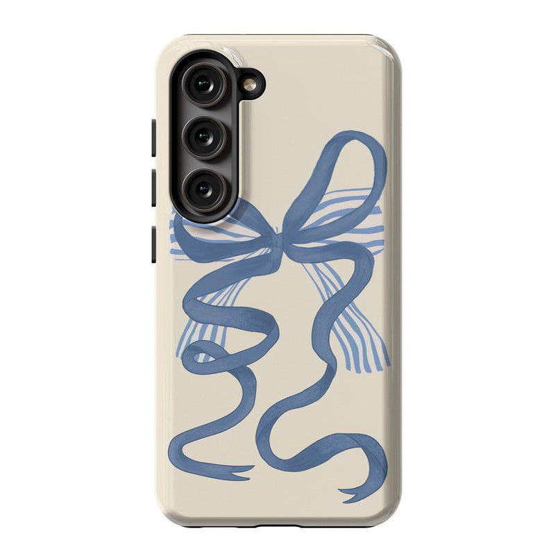 Heartstrings | Blue Bow Case Phone Case Casetry Essential Galaxy S23